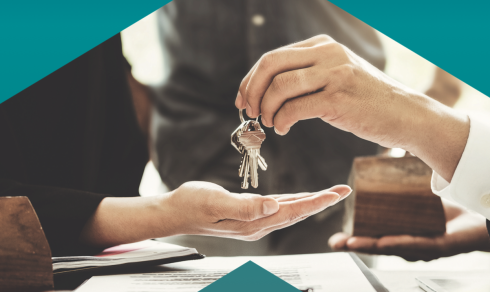Passing keys to a home buyer