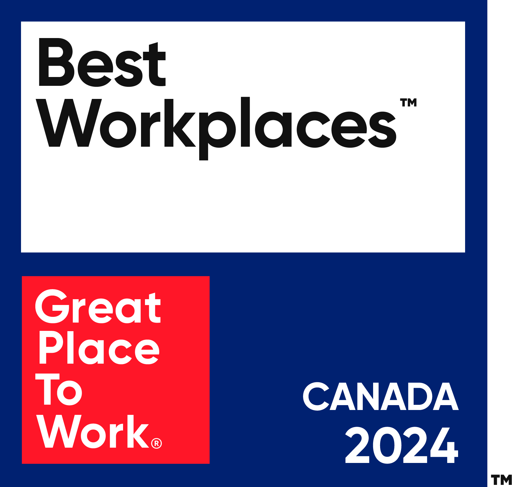 Canada 2024 best Workplaces Award