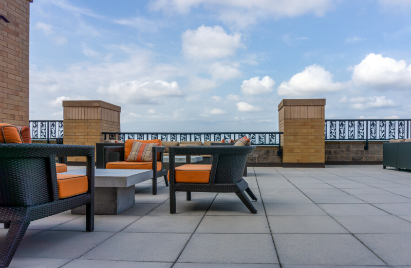 Image of a rooftop terrace