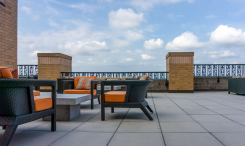 Image of a rooftop terrace